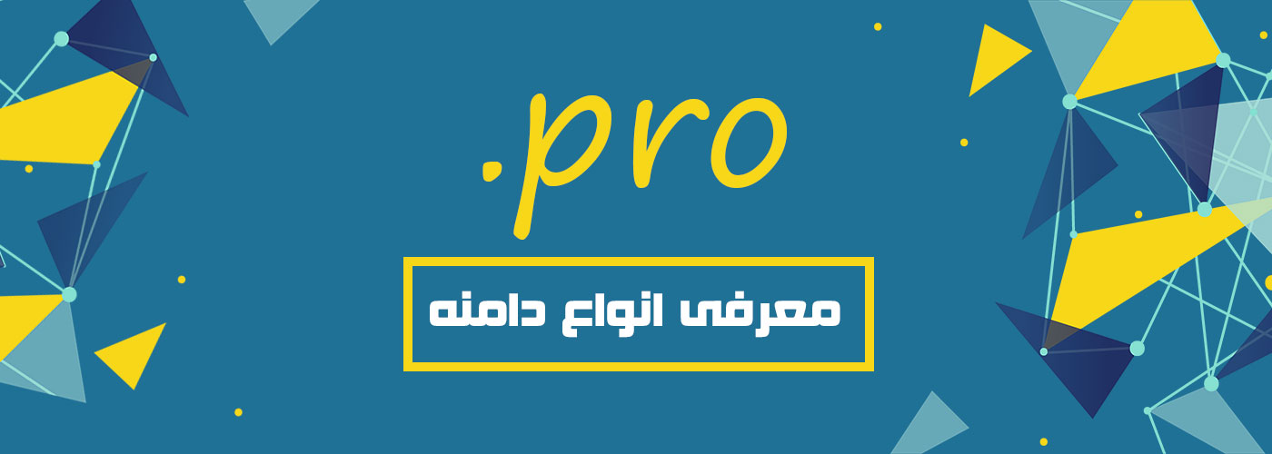 معرفی دامنه PRO.`
