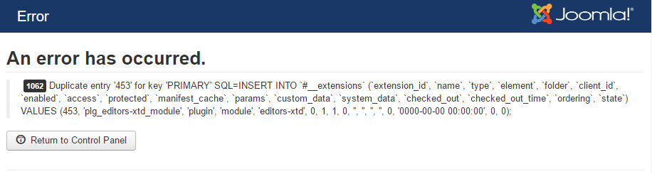 still error