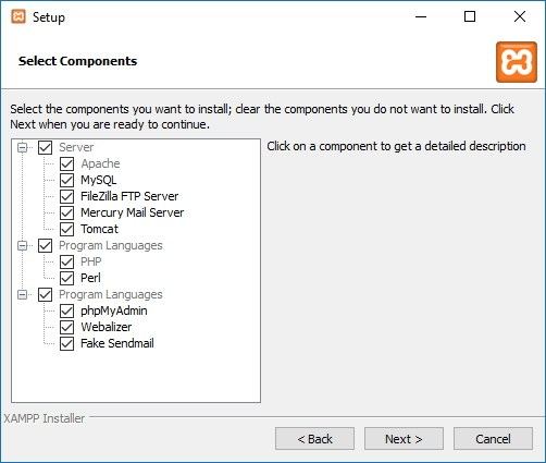 xampp Services