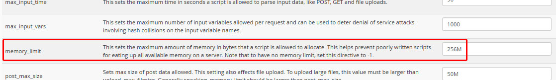 Allowed memory size exhausted Allowed memory size exhausted